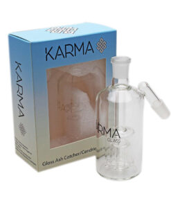KARMA GLASS 45-D INTERNAL CIRCLE PERC ASH CATCHER - 14MM