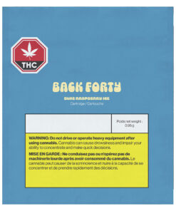 Alternative view of BACK FORTY BLUE RASPBERRY ICE (S) 510 - 1G