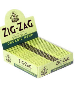 ZIG ZAG GREEN ORGANIC HEMP KING SIZE SLIM PAPERS