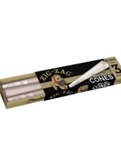 ZIG ZAG PRE-ROLLED UNBLEACHED CONES ULTRA THIN KING SIZE 3PK