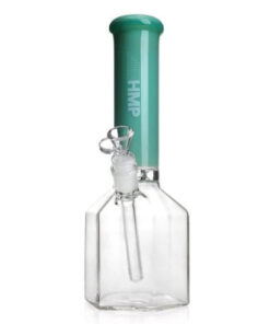 HMP 12" HEXAGONAL BASE WATER PIPE - GREEN