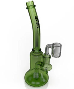 HMP 7" GLASS DAB RIG WITH BANGER - GREEN