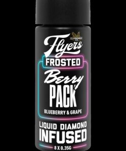 Alternative view of CLAYBOURNE FLYERS FROSTD BERRY (H) INF PRE-ROLL 0.35G X 8