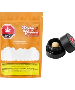 STICKY GREENS BLOOD ORANGE MOSA WHIPPED (IND) DIAMONDS - 1G
