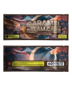 Unforgettable Edibles – Caramel Dream Cake – 2000MG THC