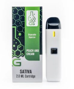 CG Extracts Premium Concentrates Disposable Pen – Peaches & Cream 2ML