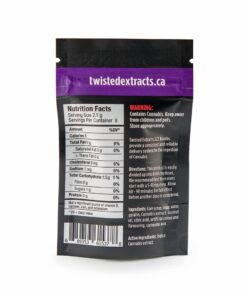 Alternative view of Twisted Extracts Black Cherry ZZZ Bomb 80mg THC Indica