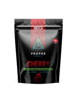 Proper Extracts Edibles – Triangles 1080mg Live Resin Gummies – Cherry