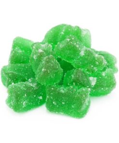 Alternative view of Get Wrecked Edibles – Green Apple Gummy Bears 300mg THC