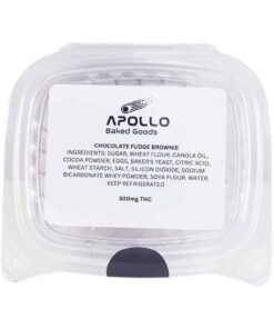 Apollo Baked Goods – Chocolate Fudge Brownie – 300mg THC