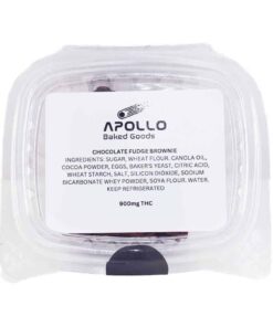 Apollo Baked Goods – Chocolate Fudge Brownie – 900mg THC