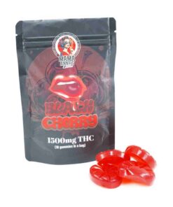 Alternative view of Mama Anne’s Edibles – Black Cherry Gummy – 1500mg THC