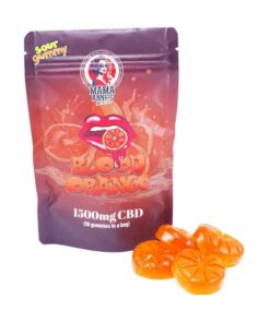 Alternative view of Mama Anne’s Edibles – Blood Orange Gummy – 1500mg CBD