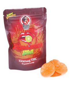Alternative view of Mama Anne’s Edibles – Strawberry Kiwi Gummy – 1500mg THC