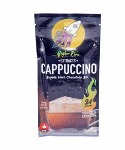 Higher Fire Extracts – Bubble Hash Chocolate Bar – Cappuccino 2000mg THC