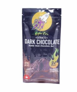 Higher Fire Extracts – Bubble Hash Chocolate Bar – Dark 2000mg THC