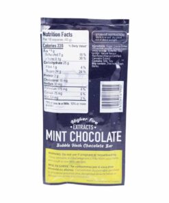 Alternative view of Higher Fire Extracts – Bubble Hash Chocolate Bar – Mint 2000mg THC