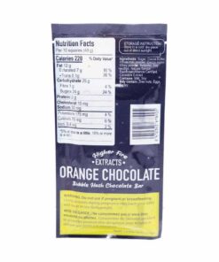 Alternative view of Higher Fire Extracts – Bubble Hash Chocolate Bar – Orange 1000mg THC