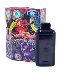 So High Extracts – Dual Chamber Pen – Super Peach Rings + Blueberry Yum (4 Grams + 4 Grams)