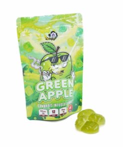 Sky High Edibles – Green Apple Gummy 600mg THC