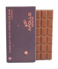 Apollo Edible Chocolates – Dark Chocolate Bar – 1200MG THC