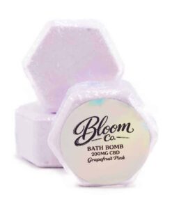 Bloom Co. – Grapefruit Pink Bathbomb – 200MG CBD