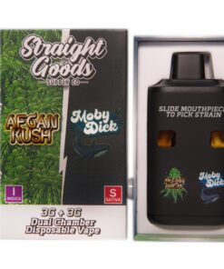 Straight Goods – Dual Chamber Vape – Afghan Kush + Moby Dick (3G + 3G)
