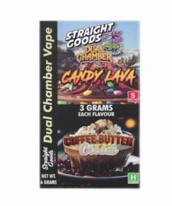 Alternative view of Straight Goods – Dual Chamber Vape –  Candy Lava x Coffee Butter Cream (3 Grams + 3 Grams)