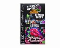 Alternative view of Straight Goods – Dual Chamber Vape – Cement Shoes + Hibiscus Cranberry (3 Grams + 3 Grams)
