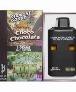 Straight Goods – Dual Chamber Vape – Choco Chocolata + Cherra Melon (3 Grams + 3 Grams)