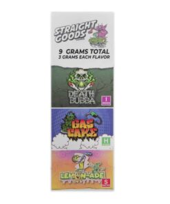 Alternative view of Straight Goods – Triple Chamber Vape – Death Bubba + Gas Cake + Lemonade (3 Grams + 3 Grams + 3 Gram)