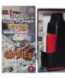 Burn Extracts – Dual Puffer – Live Resin Ice Cream Cake x Cookies and Cream (2 Grams + 2 Gram)