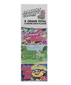 Alternative view of Straight Goods – Triple Chamber Vape – Ice Cream Cake + Green Apple + Super Lemon Haze (3 Grams + 3 Grams + 3 Gram)