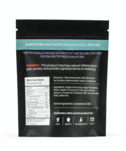 Alternative view of Twisted Extracts Sour Lemon Twisted Singles 160mg CBD