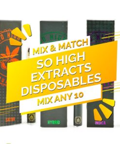 So High Extracts THC Distillate Disposable Pen – Mix and Match 10