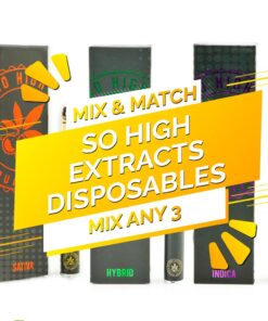 So High Extracts THC Distillate Disposable Pen – Mix and Match 3