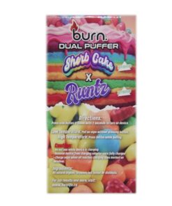 Alternative view of Burn Extracts – Dual 3 Gram Puffer – Sherb Cake x Runtz (3 Grams + 3 Gram)