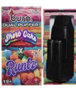 Burn Extracts – Dual 3 Gram Puffer – Sherb Cake x Runtz (3 Grams + 3 Gram)